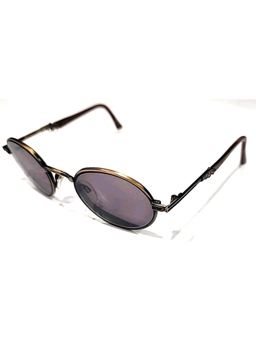 Silhouette 8545 Vintage No Lenses Brown Round Sunglasses Frame Only Austria